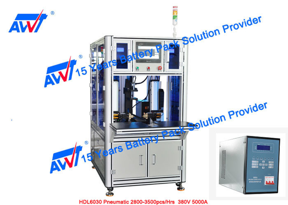 جوشکار باتری لیتیوم اتوماتیک AWT دو طرفه 18650 32650 HDL6030 پنوماتیک 2800-3500 قطعه / ساعت 380V 5000A