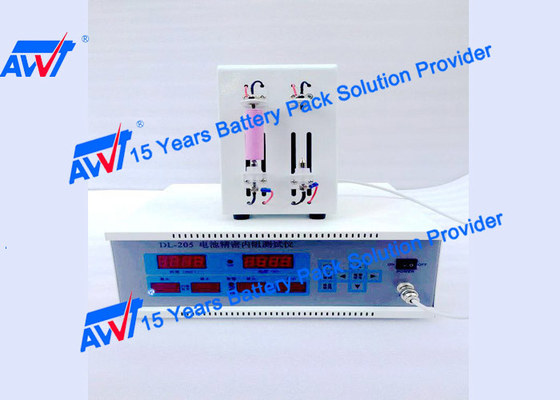 تستر مقاومت باتری AWT-205 18650 32650 تستر IR ولتاژ سلول باتری لیتیوم